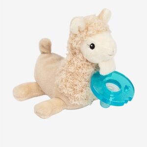 WubbaNub Plush Llama Toy with Teething Ring
